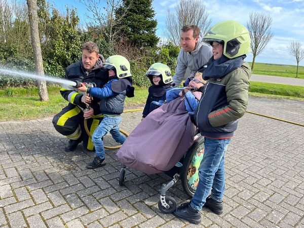 Marc bij de Terschellingse brandweer